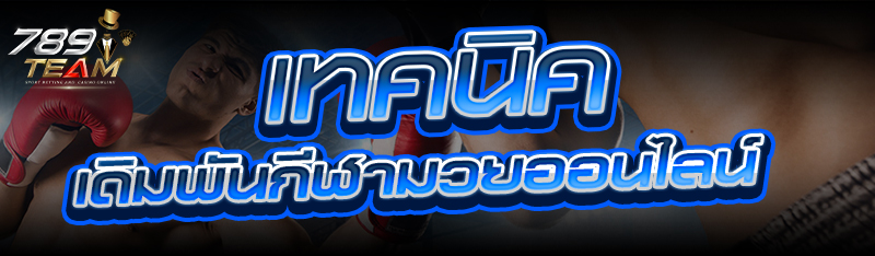 เทคนิค เดิมพันกีฬามวยออนไลน์